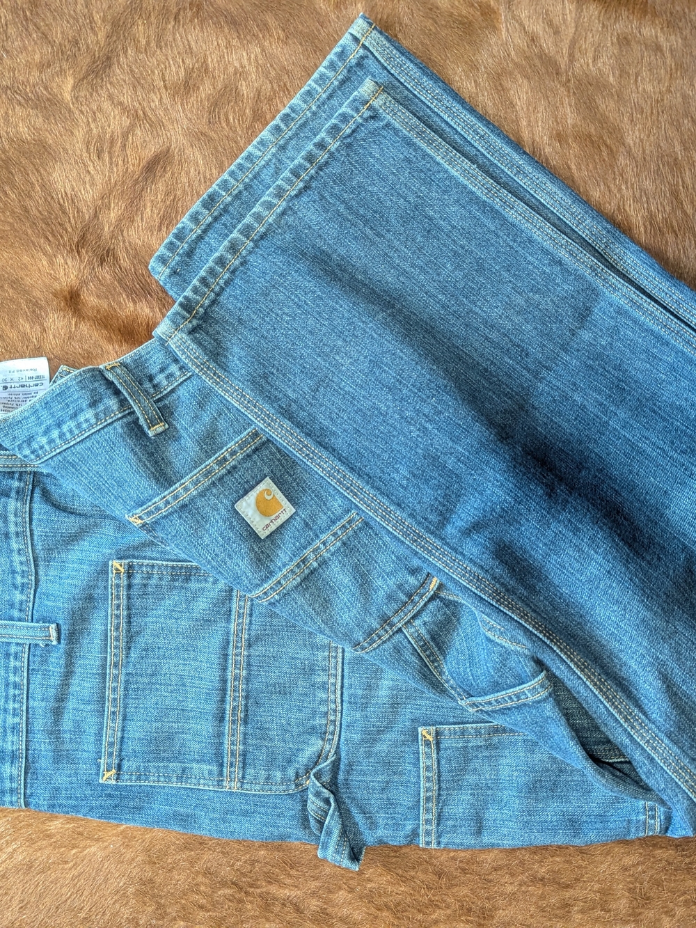 Carhartt Men's Denim Carpenter Pants 42x30